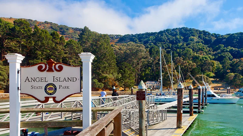 Angel Island is car-free and only accessible by boat