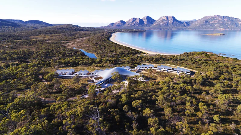 When you need a break from roughing it, Saffire Freycinet Luxury All-Inclusive resort offers high-end experiences in a coastal oasis 