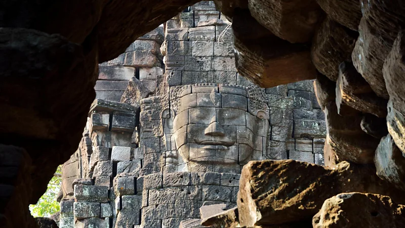 Unlike Angkor Wat, which receives thousands of visitors a day, Preah Khan is largely quiet