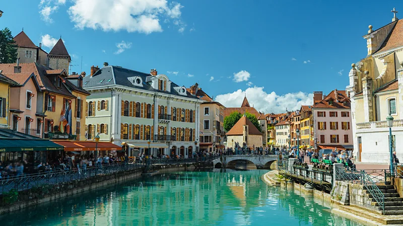 Annecy is often described as the "Venice of France" for its picturesque canals 