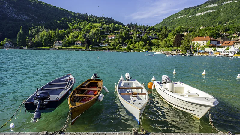 France's Alpine lakes offer a less crowded alternative to the Italian Lakes