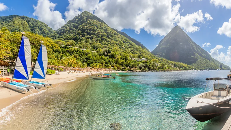 St Lucia is home to spectacular views as well as activities for both land lovers and water sports enthusiasts