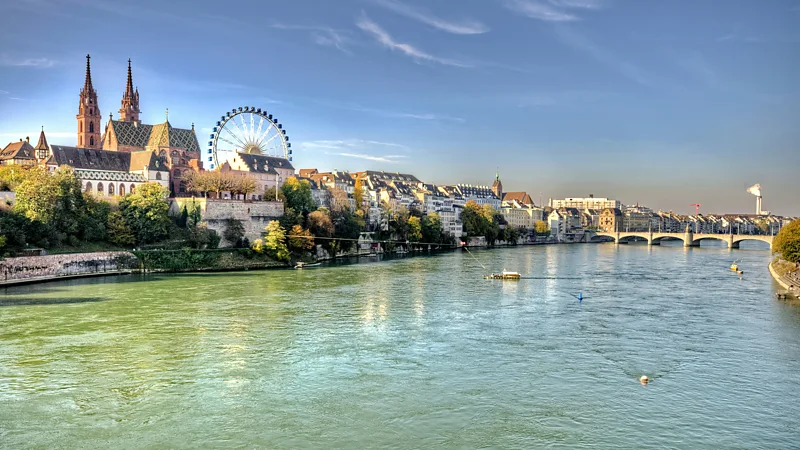 Swimming in the Rhine is a classic Basel pastime