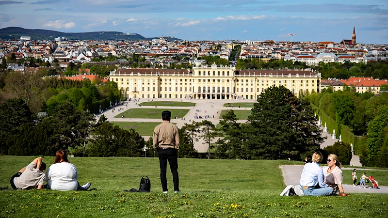 Vienna's 2018 tourism campaign urged visitors to "Unhashtag" their vacation by putting down their phone 