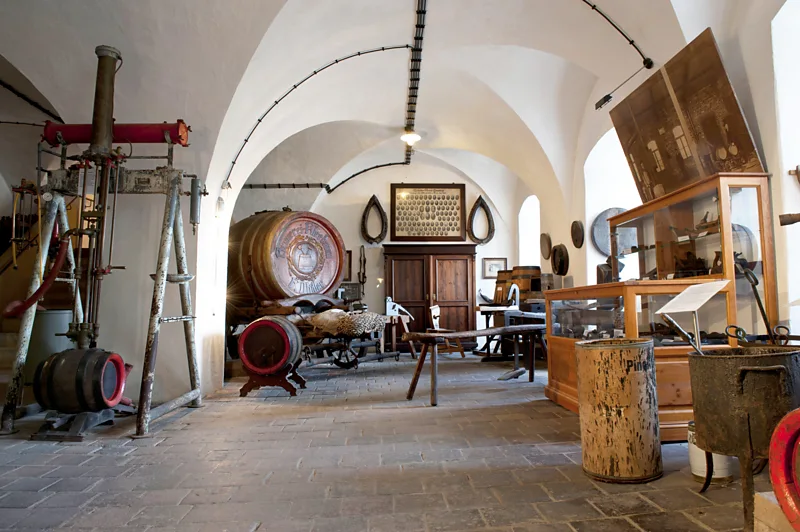 Visitors can learn about local brewing traditions at the Franconian Brewing Museum 