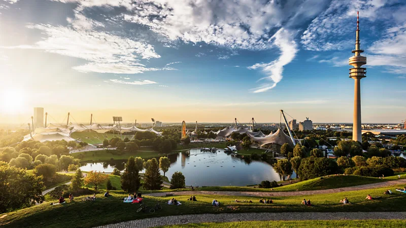 Olympiapark, found 7km outside the city centre, offers some of Munich's most memorable views