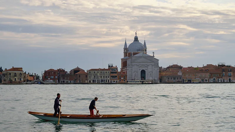 Traditonally, every family in Venice owned a sandolo boat 